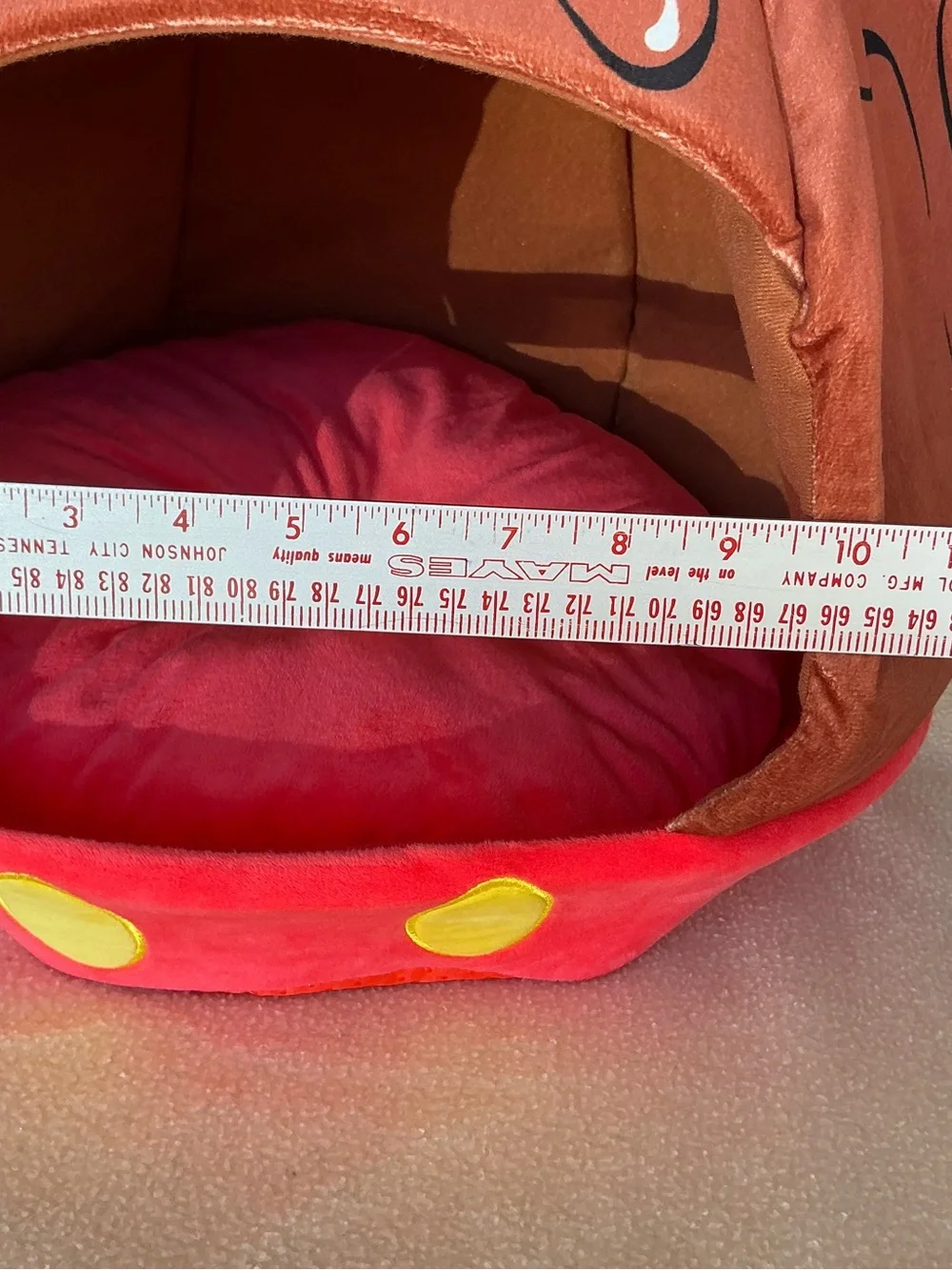 Disney Candy Apple Pet Bed NWT